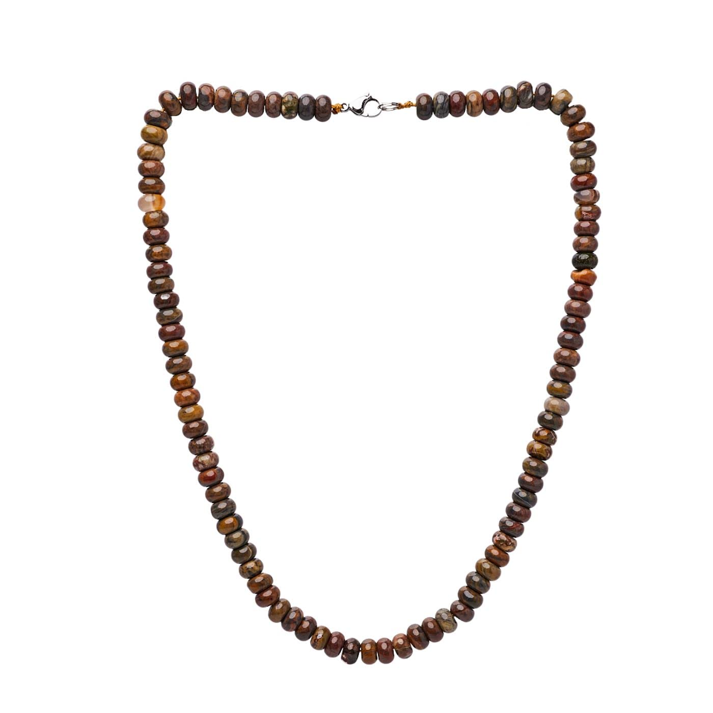 Collar de Cuentas para Hombre | Collar de Cristal Curativo de Piedras Preciosas Naturales de 8 mm Para Hombres Hecho a mano para Hombres