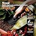 Fiskars 5-Piece Flower Gardening Essentials Set, Floral Pruner, Trowel, Cultivator, Gloves & Kneeling Cushion, Easy Action Bypass Blade with Wire Cutter & Stem Stripper, Lightweight Rustproof