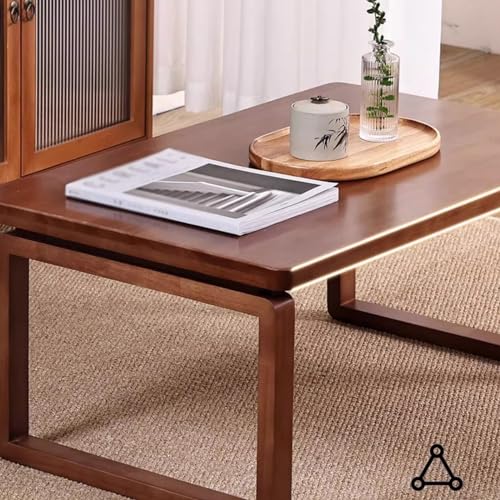 Table basse pliable en bois massif pour petit salon et studio - 6