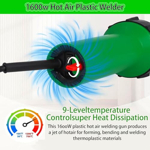 Torche à air chaud automatique en plastique pour réparation de sols en vinyle – Qualité professionnelle, facile à utiliser, parfait pour bricolage et amélioration de la maison