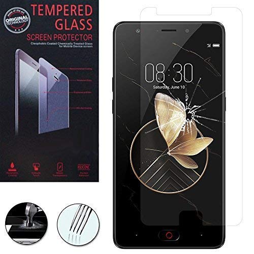 ANNART® [1 Pièce Film Protection écran en Verre trempé pour Archos Diamond Gamma 5.5' [Les Dimensions EXACTES du Telephone: 143 x 70 x 8 mm] - Transparent