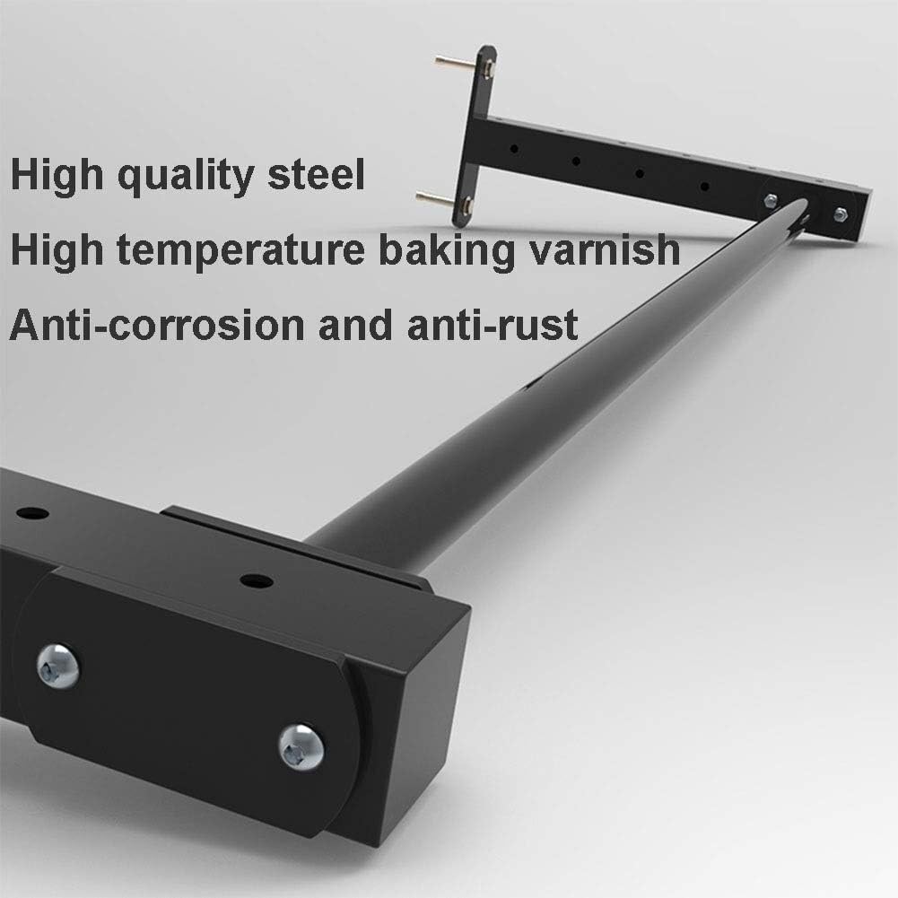 Fitnessgeräte Klimmzugstangen Decke Haushalt Höhe Einstellbar Arm Kraft Übung(Black)
