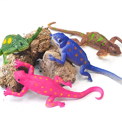 Yiliusanwu 10 Pcs Lizard Water Toys,Color Changing Chameleon Toys,Stretchy Animal Toys,For 3 Years And Up,For Goodie Bag Fillers,Classroom Rewards,Kids Easter Basket #TOP6