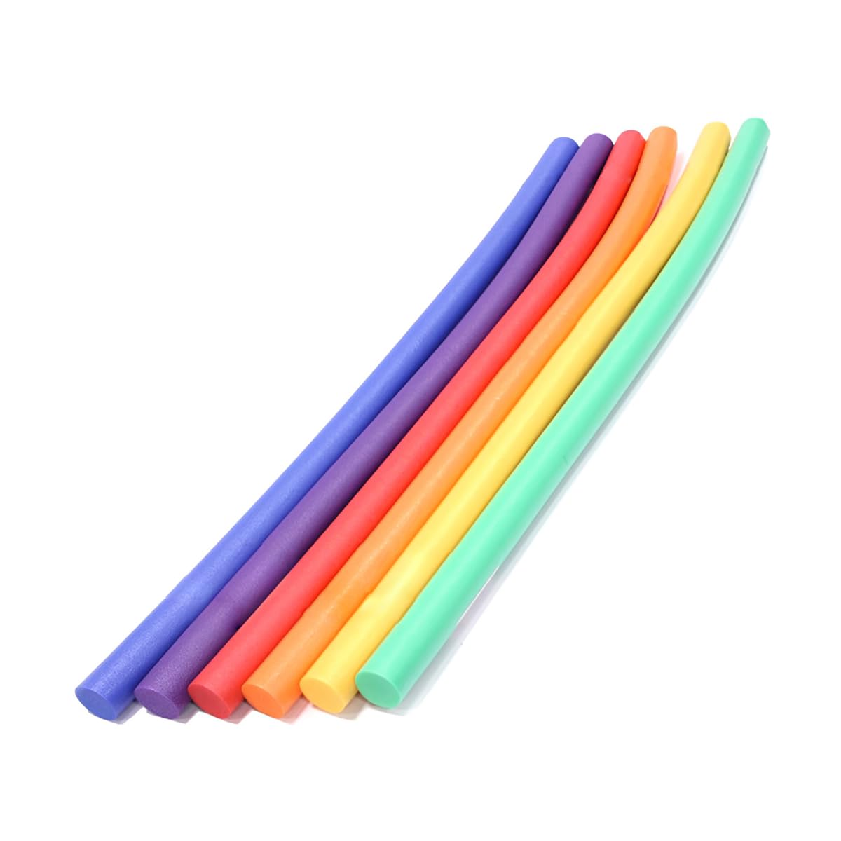Visiodirect Lot 12 Frites Jeux De Piscine – Aquagym, Natation, Accessoires Flottants Multicolores