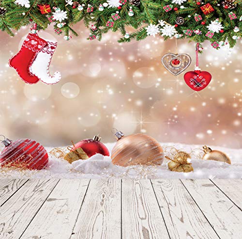 Dudaacvt D0300808 Fotostudio-Requisiten, Weihnachtsbaum und Schneelandschaft, 20,3 x 2,4 m, 4, 10x10ft – Bild 3