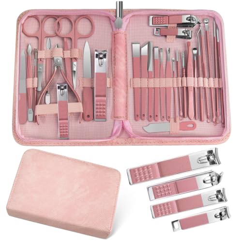Manicure Set 30 in 1 Nail Clipper set, REDFLOW nail clippers...