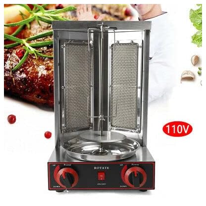 3000W Gas Doner Kebab Machine Edelstahl Mittlerer Osten Rotisserie Maschine 220V Elektro Dönergrill Gyrosgrill Tischgrill – Bild 4