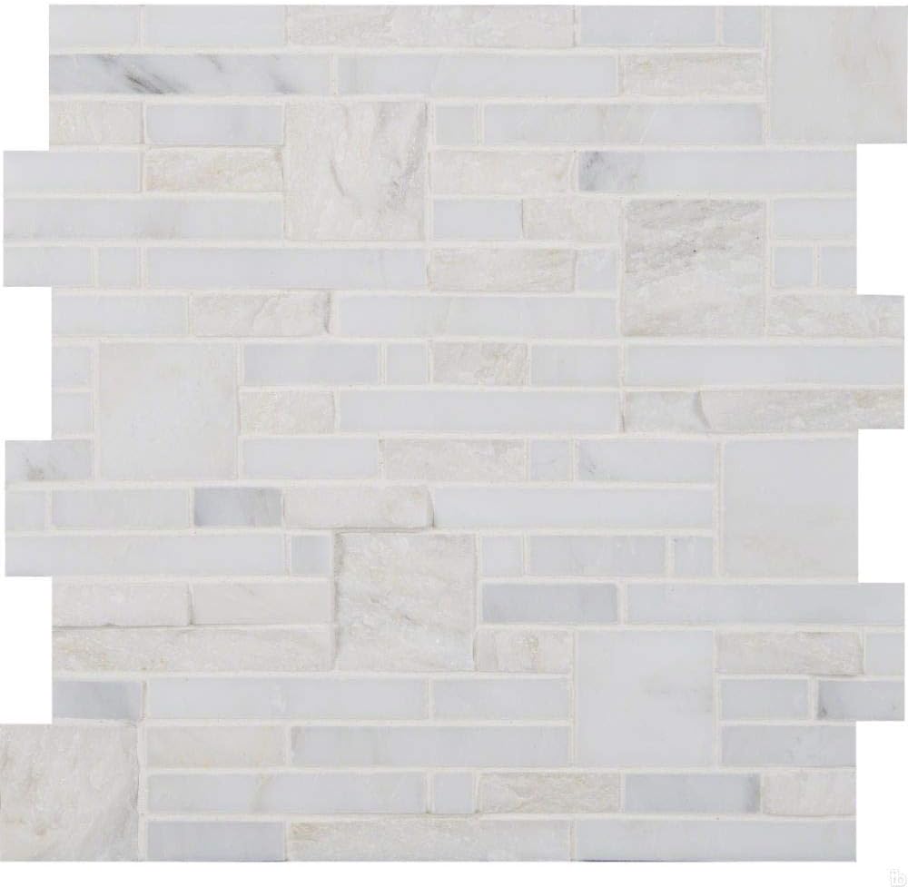 Greecian White Opus Pattern Mosaic, 8 SFT/Case(8 Pcs) - Amazon.com