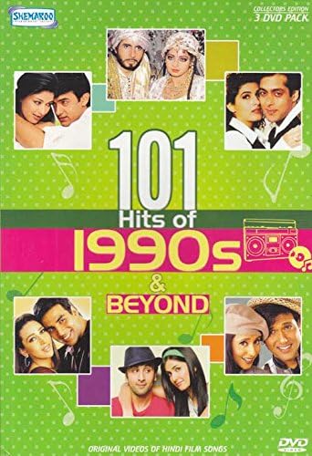 101 Hits Of 1990s And Beyond Hindi Old Songs (3 DVD Pack)