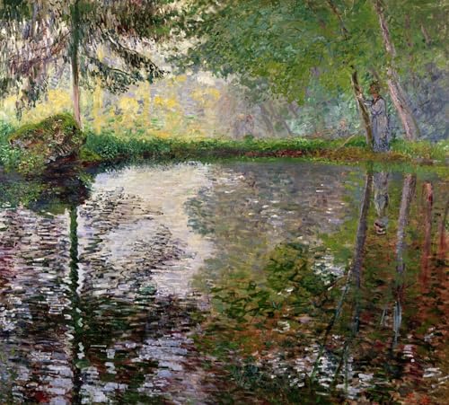 Impression d'art Claude Monet Le lac à Montgeron 60x90cm pour habiller un mur vide