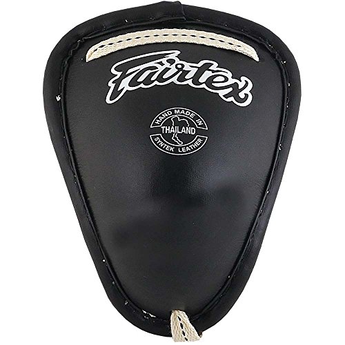 Coquille Muay Thai Fairtex acier noir M antichoc haute sécurité combat