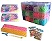 Produktbild Markenlos Loom Bands ca. 14000 STK. Bunte Gummibänder 1x große Box 2X kleine Box 2X kleine Loom Tüten 2X Webrahmen Webhaken