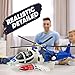 Toysery Bump and Go Helicopter Toys for Boys & Girls, Aircraft Toys Made with Durable Material, Helicopter Toy with Lights, Realistic Sound, Helicopter Toy for Gift, Perfect Kids Helicopter - Blue