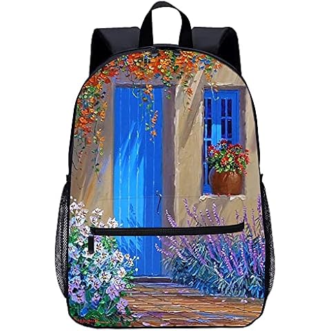 Fashion schoolbag door School backpack Backpack men and women travel school bag children backpack 3D printed backpack Cover