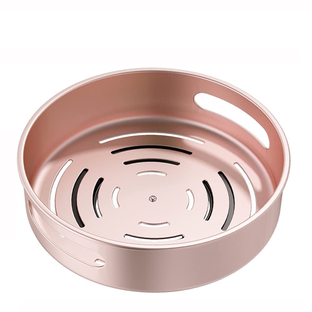 Lazy Susan Plateau tournant rond antidérapant 25 cm Idéal pour ses et sauces