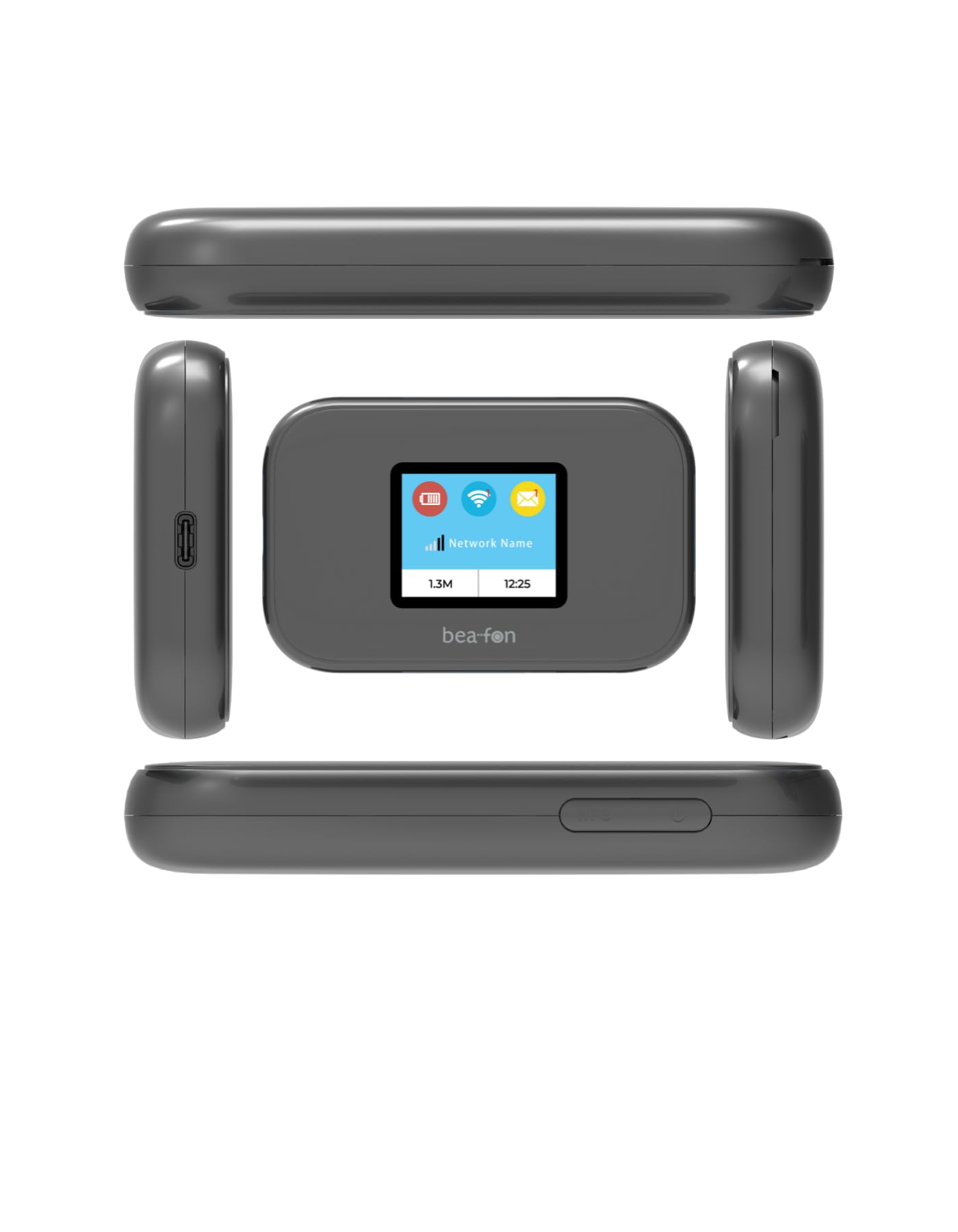 beafon, MR3, router, 4G LTE, mobilny Internet, CAT 6, szyfrowanie WPA3, Secure WiFi, kolorowy wyświetlacz, 4,5 cm przycisk WPS,