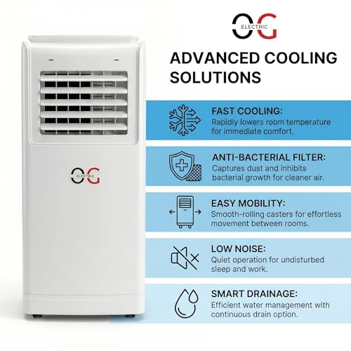 Image of 1 Ton Portable AC (Copper PO12FSOG White)