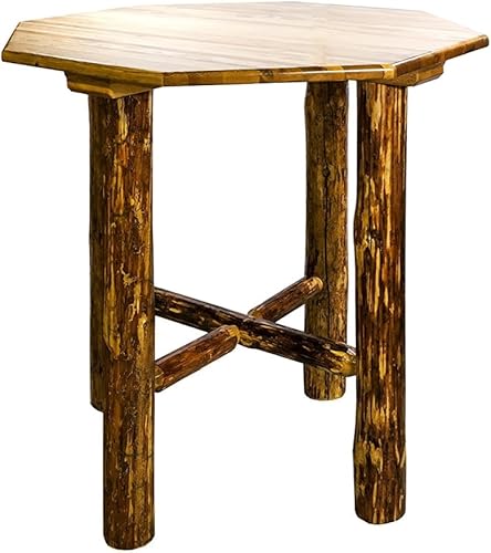 Montana Woodworks Glacier Country Collection - Mesa redonda para bistró