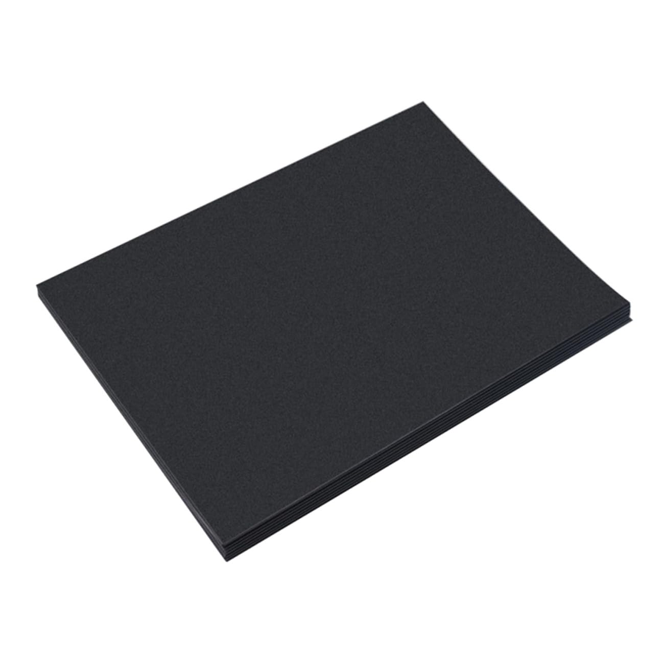 VILLCASE 100pièces Papier Dessin Noir Carton Vierge Pour Peinture Et Scrapbooking M²