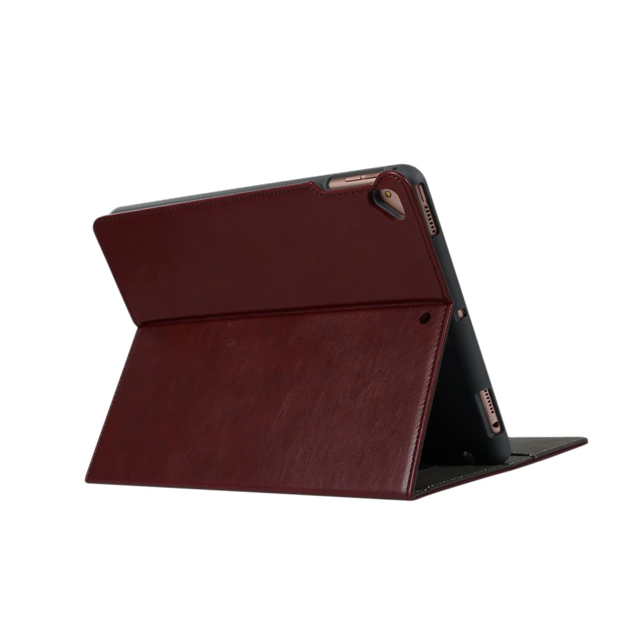Custodia per Tablet da 10,2 Pollici in PU Marrone con Supporto