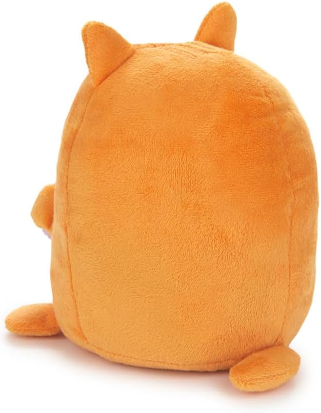 Balvi Kawaii Gamer Decorative Bookends Orange Cat Fan for Video Games Polyester