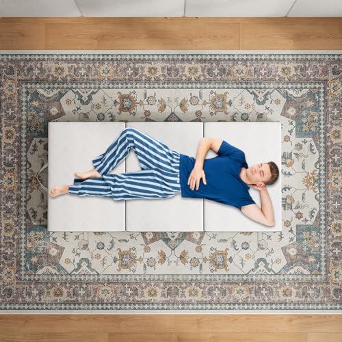 Vesgantti Folding Mattress Single Size, 15CM Gel Memory Foam Foldable Mattress Tri-fold for Travel, Camping, Guest Bed - 100-Night Trial, CertiPUR-US Certified Vesgantti Folding Mattress Single Size, 15CM Gel Memory Foam Foldable Mattress Tri-fold for Travel, Camping, Guest Bed - 100-Night Trial, CertiPUR-US Certified