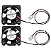 Cigopx Pièces d'imprimante 3D 12V 24V 3010 ventilateur de refroidissement 30x30x10mm connecteur 2 broches petit refroidisseur de ventilateur sans brosse