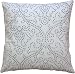 Decorative Designer's Embroidery Floral Design with Dots Throw Pillow COVER 18