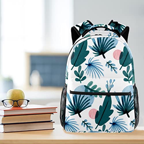 Sac à dos de voyage avec porte-bouteille imprimé carlin blanc en taille Medium