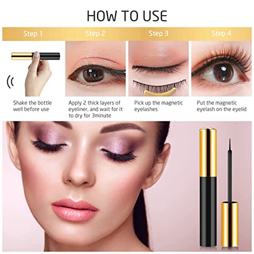Magnetische Wimpern INSMART 2 Tuben Magnetic Eyeliner