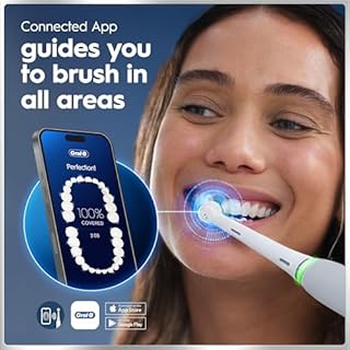 Oral-B iO6 Series Electric Toothbrush, plus 1 Oral B Electric Toothbrush Head and Travel Case, Gift Ideas for Him and Her, Grey Opal