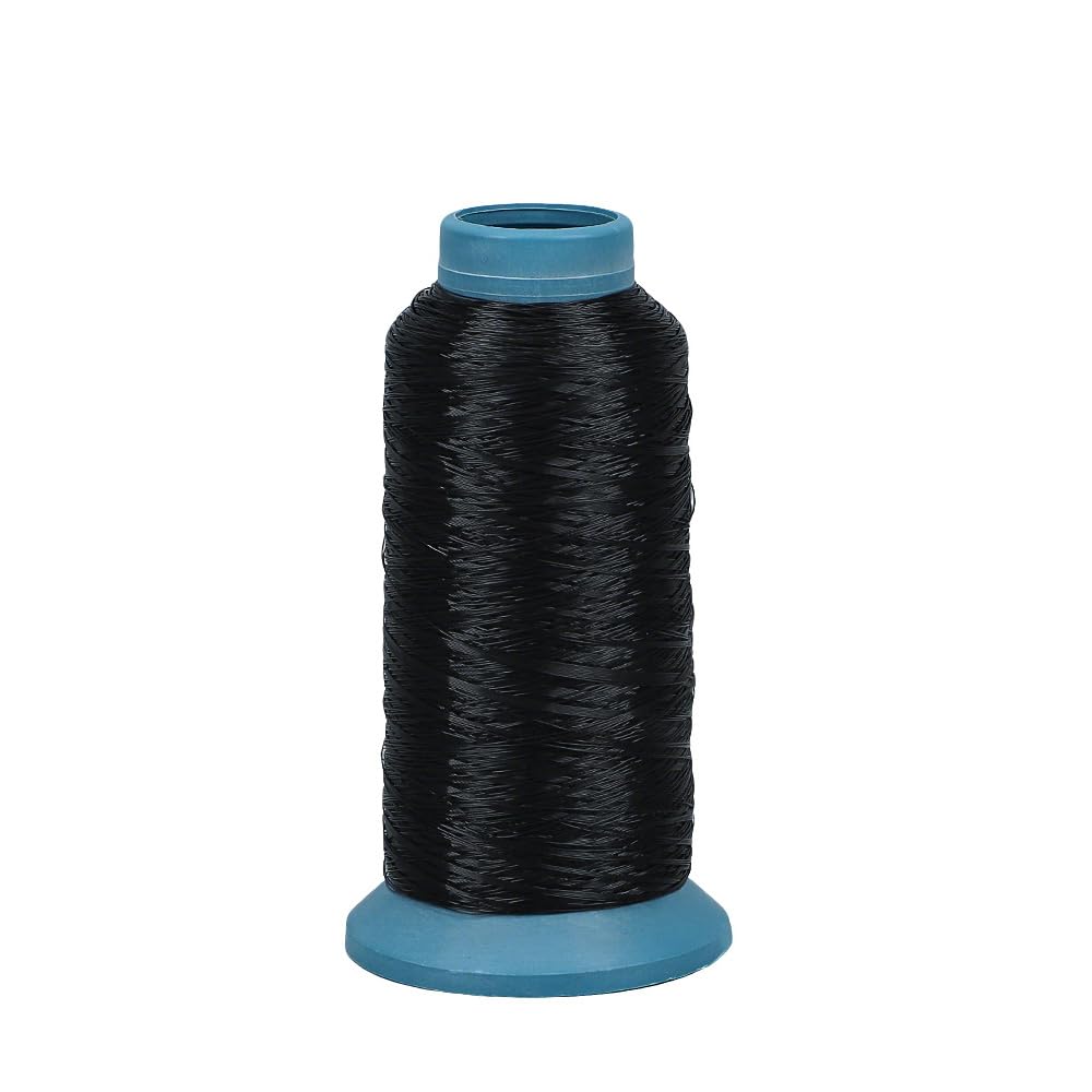 Leliafleury 1 Roll 0.25mmx3600M Black Nylon Sewing Thread Nylon Upholstery Thread for Beading Sewing Embroidery Projects