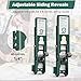 Koalafast Siding Tools-Adjustable Siding Hooks 5/16 Inch,3/8 Inch,7/16 Inch for Versatile House Siding,Lap Siding Gauge,Vinyl Siding Repair Kit Carpenters Essential 2 Packs