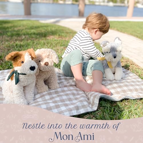 Peluche Goldendoodle Bentley MON AMI marron clair de 30,5 cm pour enfants