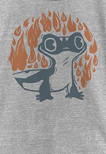 Disney Frozen 2 Salamander Circle Girl's Heather Crew Tee2