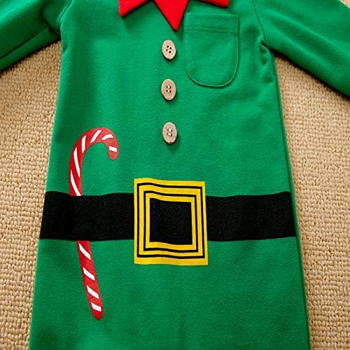 Hifot My First Christmas Baby Girl Boy Romper Newborn Clothes Long Sleeve Jumpsuit + Hat Infant Outfits Set - Image 5