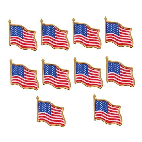 Insignia de EE UU con 60 pines de solapa americanos para ropa y bolsas 4