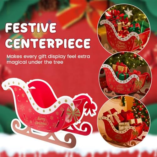 Traîneau du Père Noël durable en métal résistant extérieur - 8