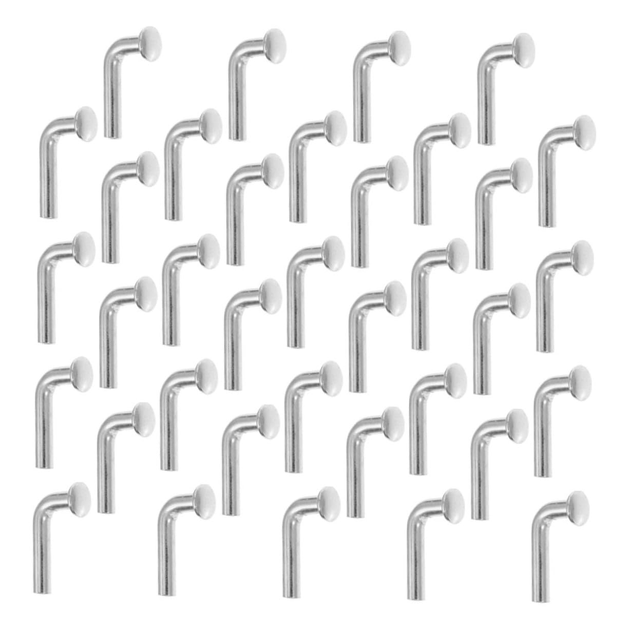 Anneome 70 Stück Teiliges Palettenregal Sicherungsstifte Ømm Verzinkt Schwerlast Steckbolzen Robust für Lagerregal DIY Regalsysteme Einfache Installation Hohe Stabilität