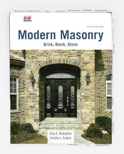 Highlighted and Tabbed - Modern Masonry Brick, Block, Stone 9th Edition - from Exam Books