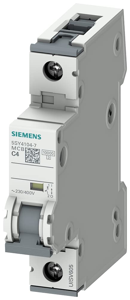 Siemens SENTRON 5SY Leitungsschutzschalter, 1-polig, Curve C, 4 A, 10 kA