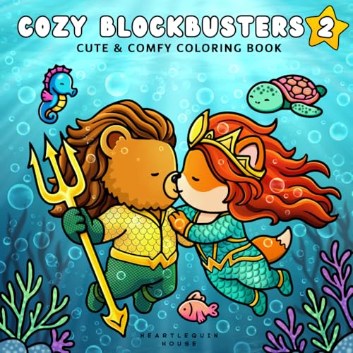 Cozy Blockbusters 2: Cute & Comfy Coloring Book of Fuzzy Friends in Parody Scenes Inspired by Famous Movies – 40 Hand-Drawn Pages for Relaxation and ... for Adults and Film Lovers (Cozy Legends)