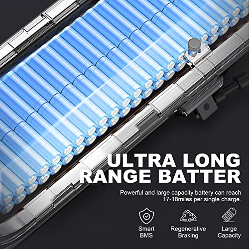 Electric Scooter -500W Motor 10" Solid Tires,Up To 18 Miles Long-Range And 19 Mph Portable Folding Commuting Scooter For Adults #TOP1