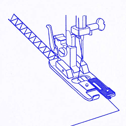 DREAMSTITCH SA-135 Snap On Overlock Overcast Presser Foot miniatura 3