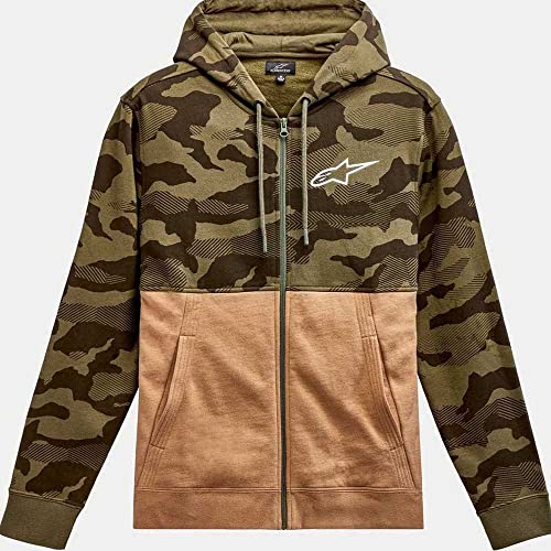 Alpinestars 1213-51050-6923-XL: Camo Block Hoodie Military/Sand Xl3
