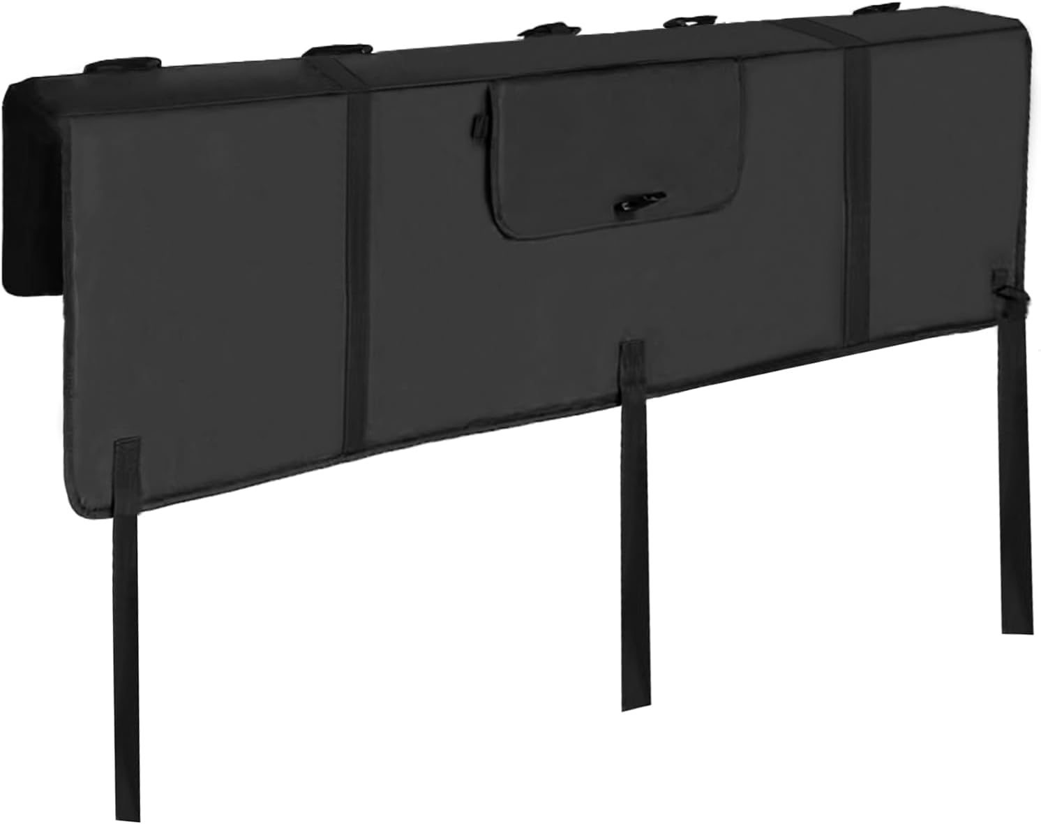 Tailgate Protection Pad with Tool Pockets, 52" Mountain MTB Bike Carrier Bicycle Rack Cover Protection Mats, Tailgate Bike Pad with Handle Flap.