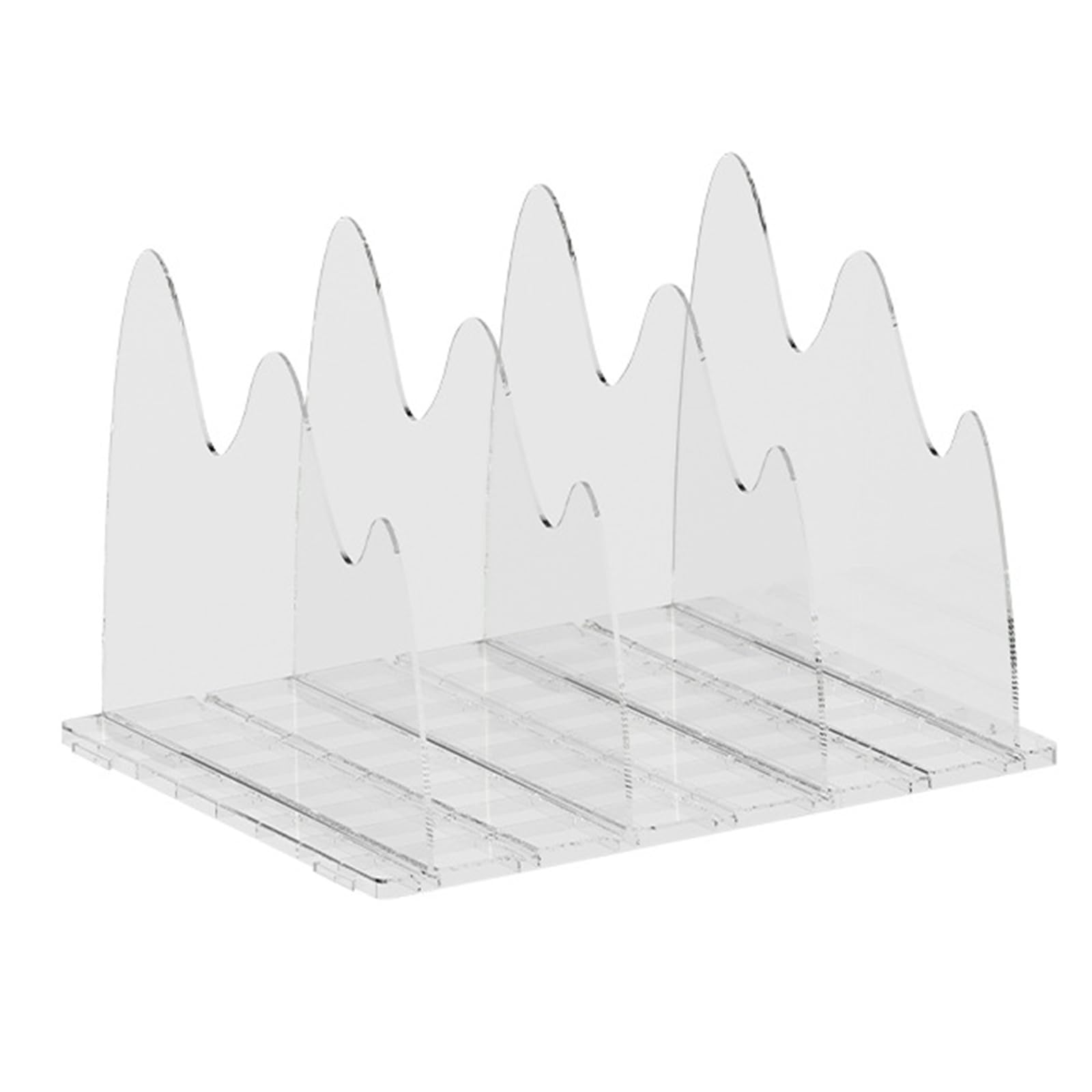 Msioytog Space Saving Bag Display Organizers Adjustable Acrylic Shelf Divider Storage Organizers for Bags and Accessories Shopping Bag