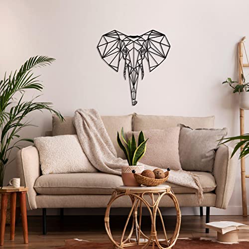 Dekadronmetalwallartgeometricelephanthead3dwallsilhouettemetalwalldecorhomeofficedecorationbedroomlivingroomdecorsculpture17wx18h44x46cm Urban Country Home Decor Dekadron metal wall art geometric elephant head 3d wall silhouette metal wall decor home office decoration bedroom living room decor sculpture 17 w x 18 h44x46cm urban country home decor