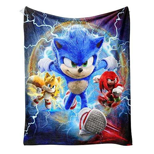 Manta de anime ultrasuave de franela Sherpa para sofá, Navidad, decoración del hogar, 40 x 50 pulgadas Cover