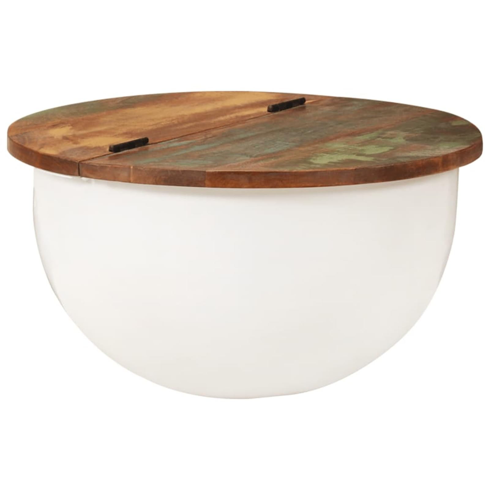 Table basse salon haut de gamme en bois de récupération massif